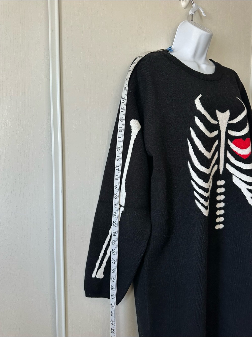 ModCloth Women’s Black The Love Remains Long Sleeve Sweater Dress- Size XL - Picture 9 of 10
